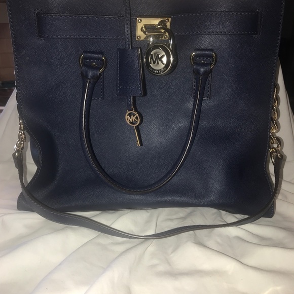 Michael Kors Hamilton East West Leather Satchel